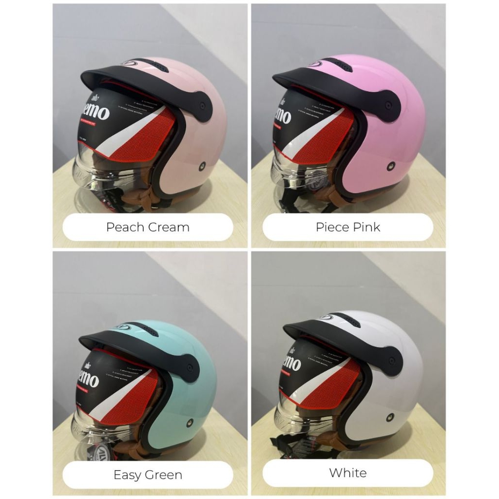 Jual HELM ALV NEMO TERBARU ALL VARIAN WARNA 100% ORIGINAL | Shopee ...