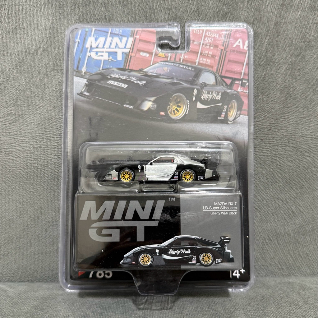 Jual mini gt mazda rx7 lbwk black chase | Shopee Indonesia
