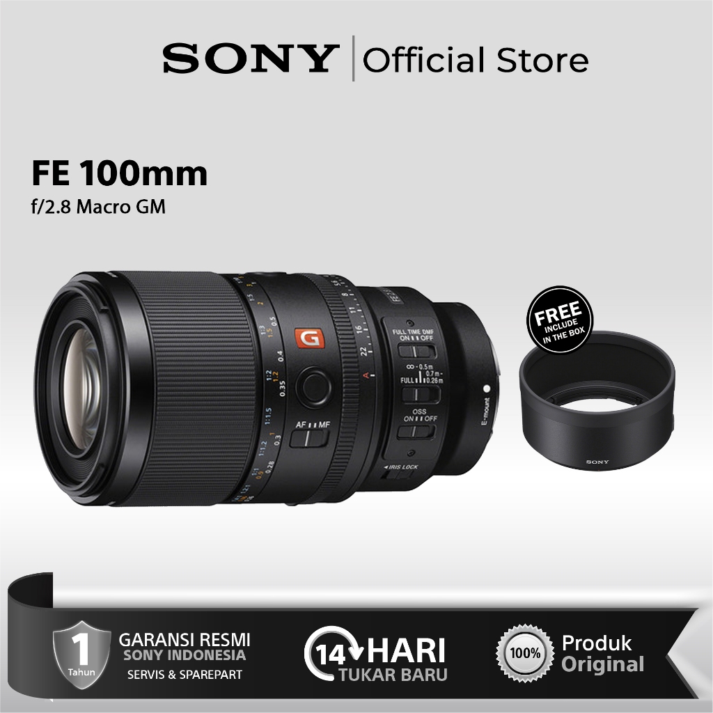 Jual Sony FE 100mm f/2.8 Macro GM Lensa Makro FE 100 mm f2.8 GM OSS ...