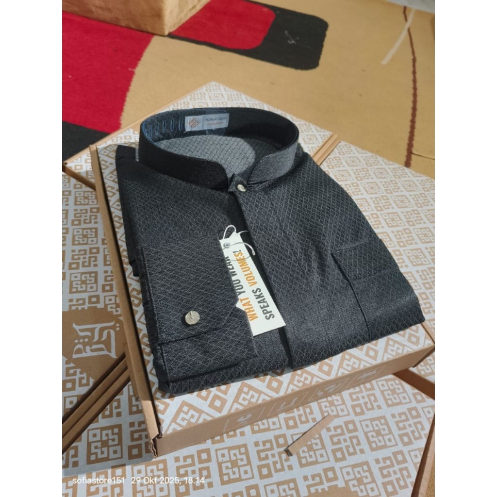 Exclusive Koko mewah Koko bagus Huraydhoh model kemeja katun doby premium