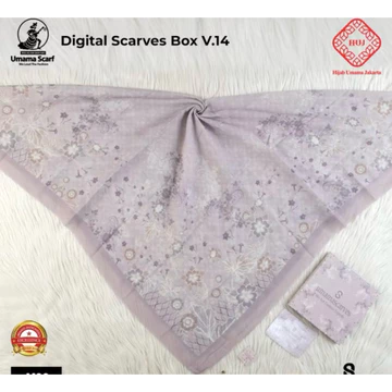 Umama Box Scarves Digital Segi Empat Motif Qulaty Of Solitaire