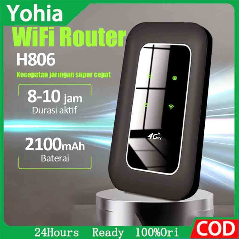 H806 Mobile WiFi Hotspot 4G/5G LTE Modem Wireless Router UNLOCK ALL OPERATOR Wi-Fi Sharing Hingga 12 Pengguna Kecepatan Maksimal