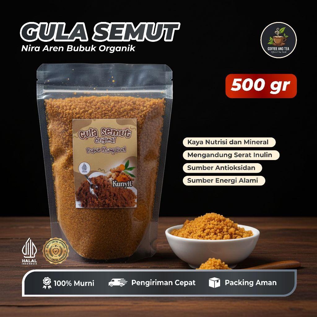 Jual Gula Aren Semut Organik - Palm Sugar Asli Nira - Indeks Glikemik ...