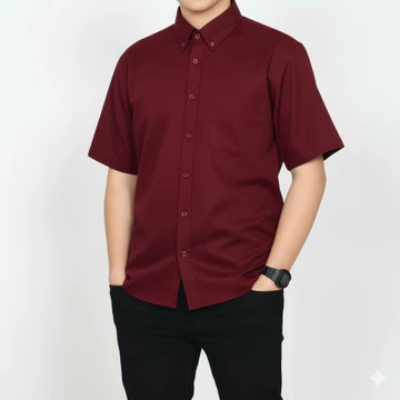 Kemeja Premium KEMEJA Lengan Pendek Distro Kemeja Polos AFFI COLECTION