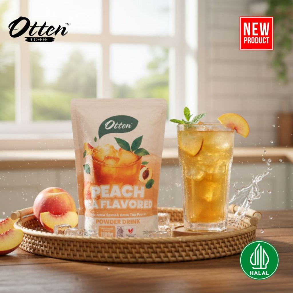 Jual Otten - Peach Tea Powder Drink / Bubuk Minuman Serbuk Teh Rasa ...