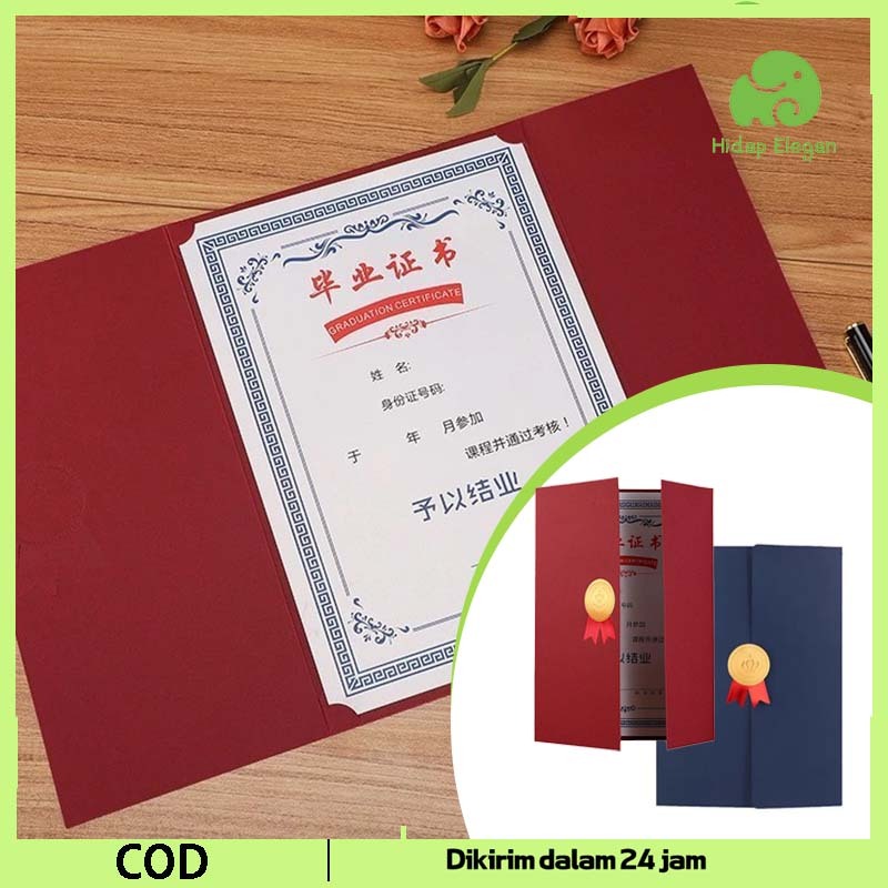 Jual Map Sertifikat Plastik A4 Sampul Sertifikat Cover Map Map Raport ...