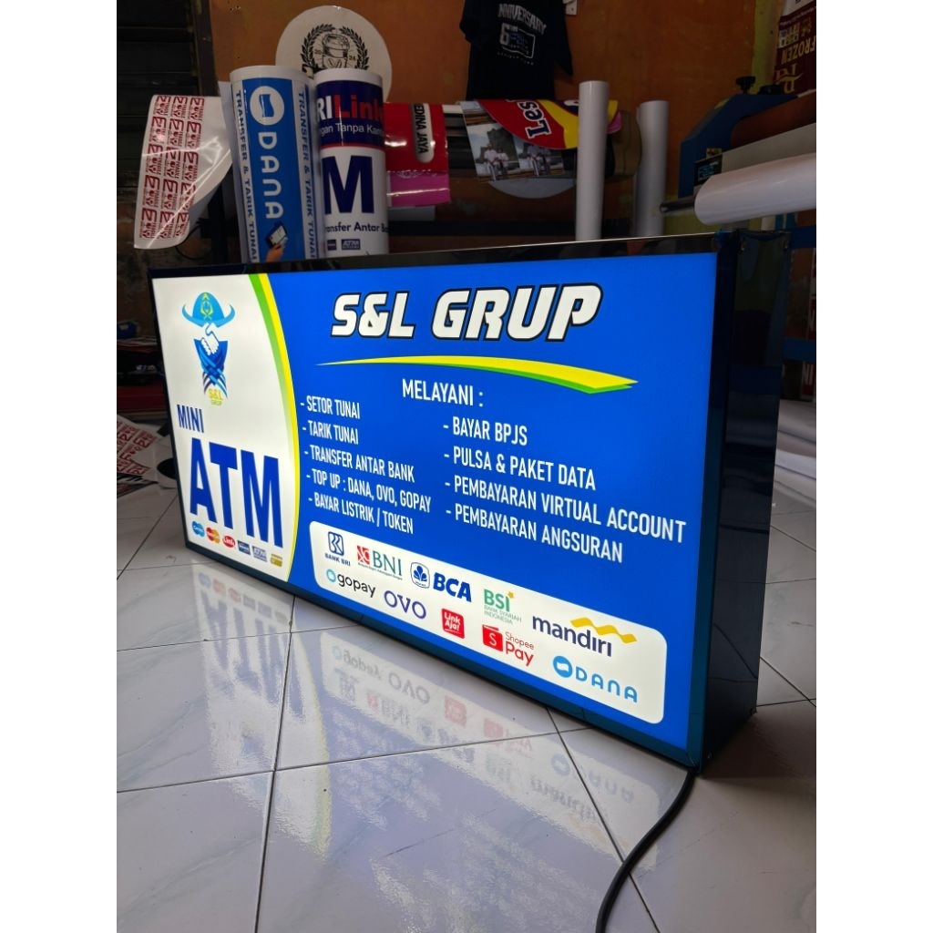 Jual NEON BOX CUSTOM UKURAN 120X70 | BISA CUSTOM DESAIN | Shopee Indonesia