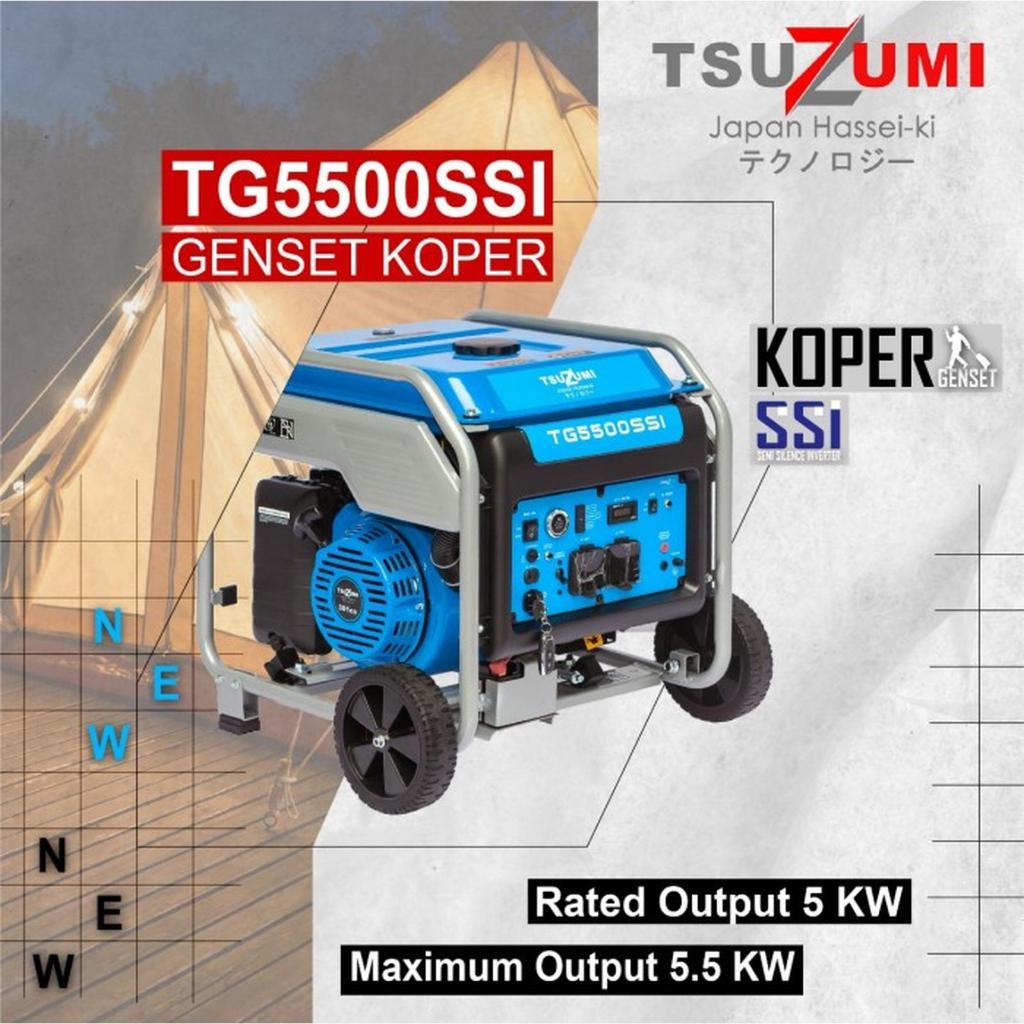 Jual Genset Open Semi Silent Inverter 5000 Watt Tsuzumi GT5500SSI ...