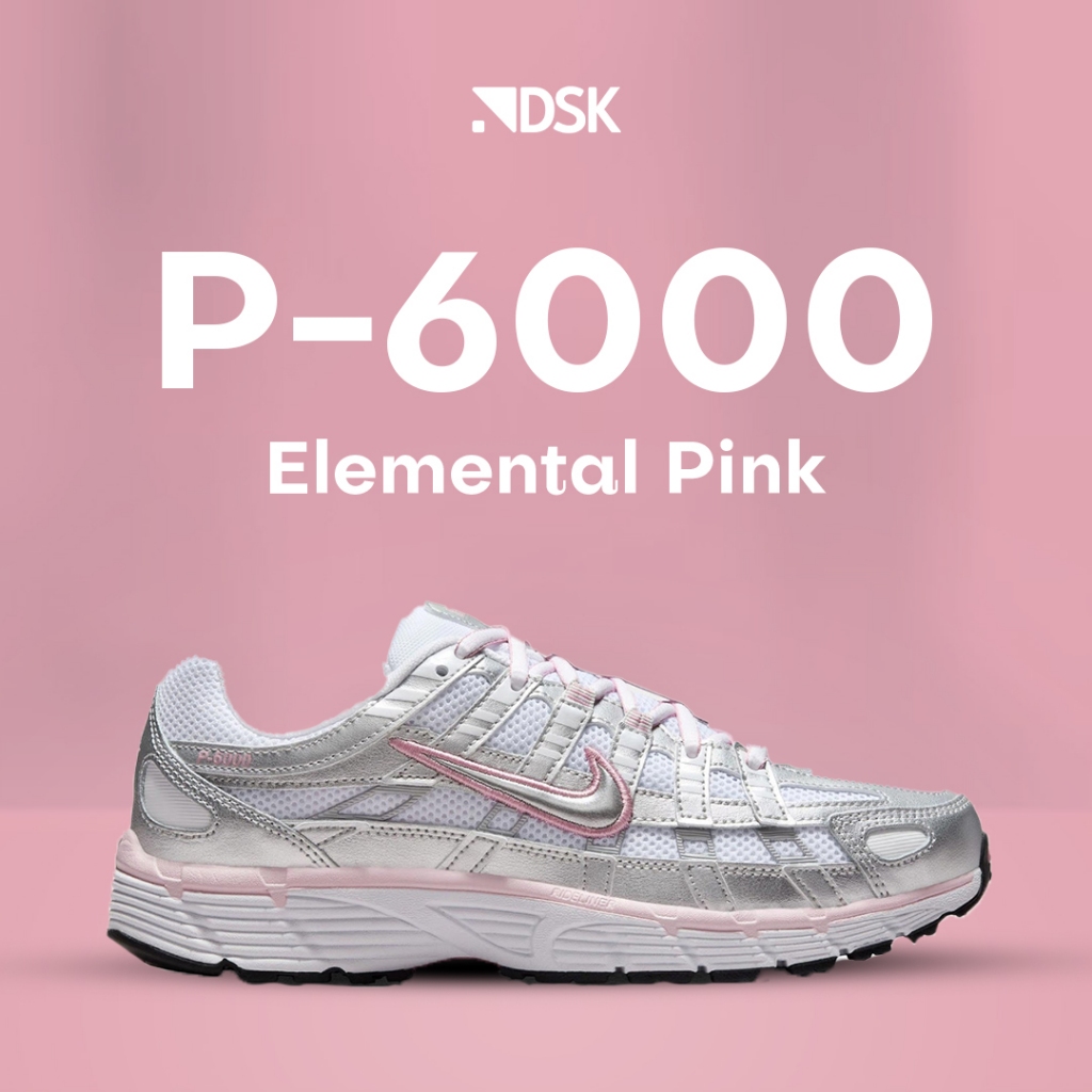 Jual Nike P-6000 Elemental Pink Sepatu Wanita Walking Shoes Sneakers ...