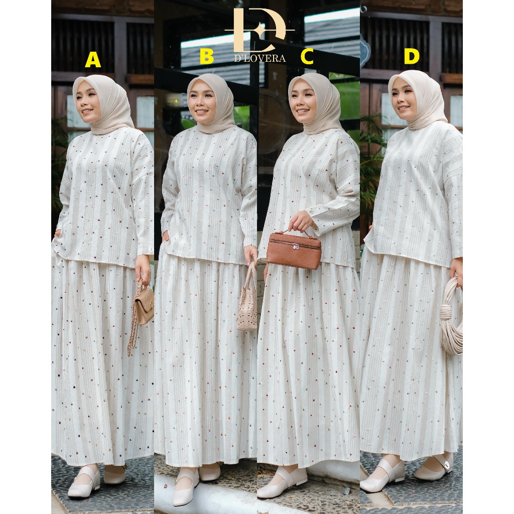 Jual ORIGINAL Stelan Rok NAIMA Set by Dlovera - Setrok Casual REALPIC ...