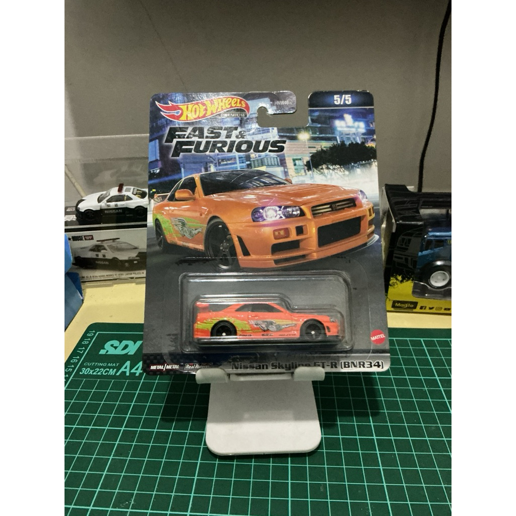 Jual hotwheels fast furious GTR R34 orange | Shopee Indonesia