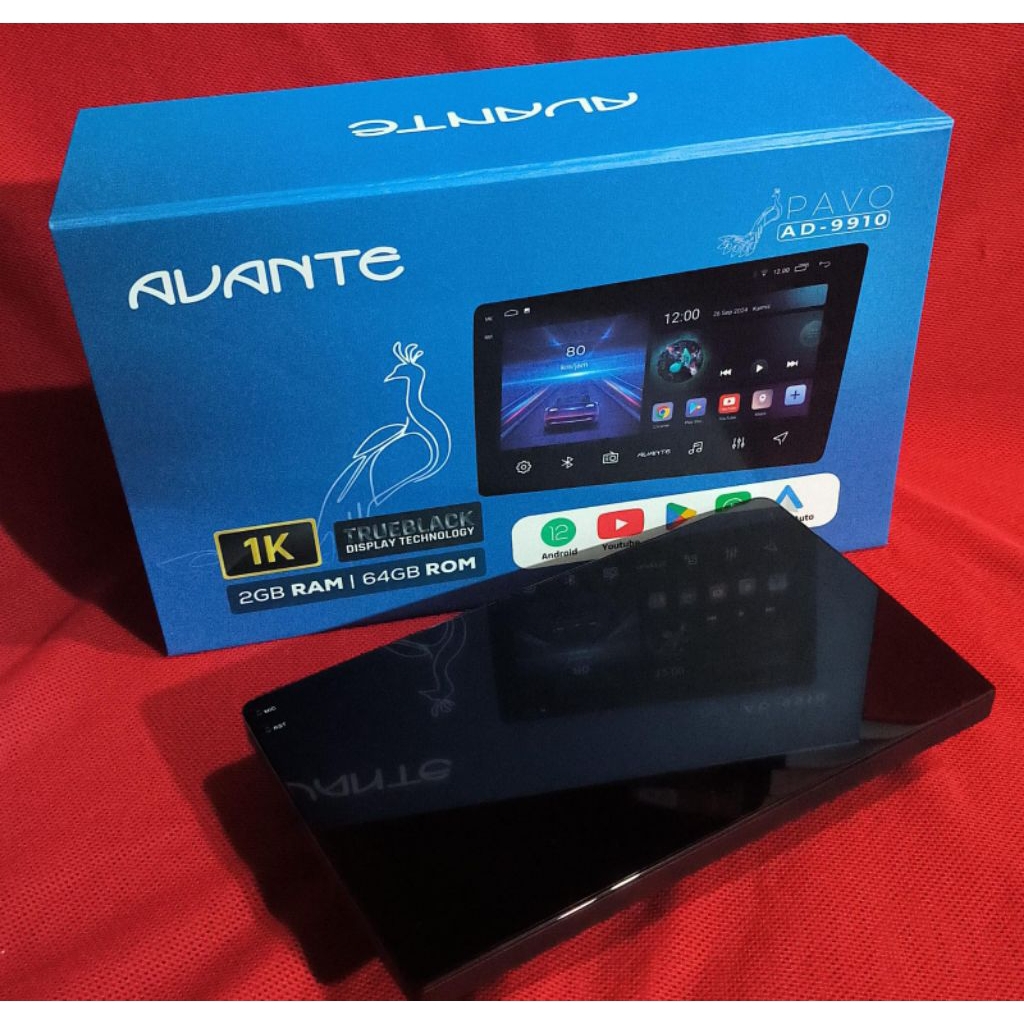 Jual Head unit Android Avante AD-9910 9inch Ram 2/64 1K trueblack ...