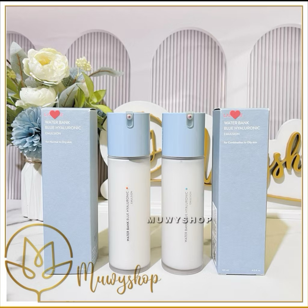 Jual Laneige waterbank Water Bank Blue HA Emulsion DRY OILY 120ml 50ml ...