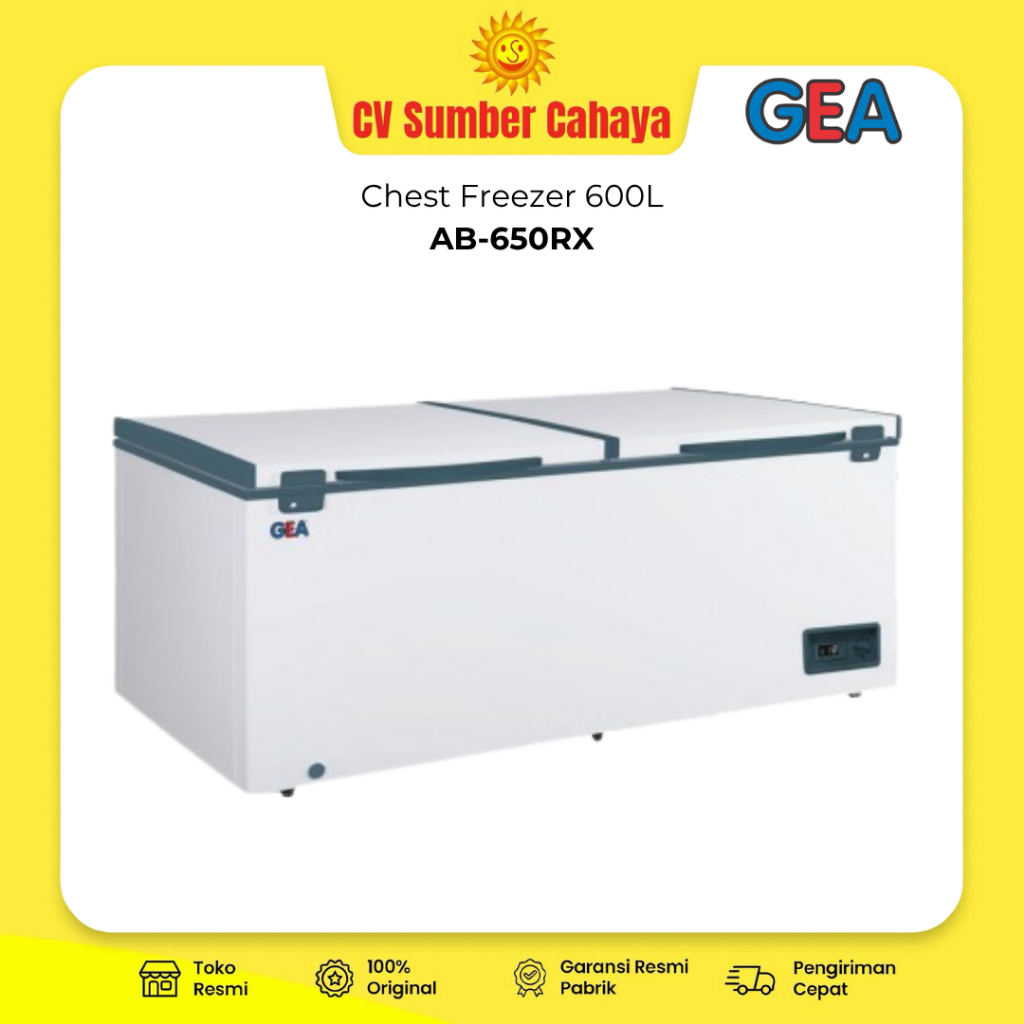 Jual GEA Chest Freezer 600L AB-650RX 600 Liter AB650RX R290 Digital ...