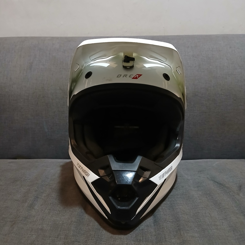 Jual Orca Powergear - Helm Orca X RSV White Out Polish Original Size XL ...