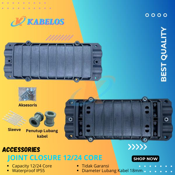 Jual Fiber Optic MINI Joint Closure 12/24 Core | MINI Joint Closure FO ...