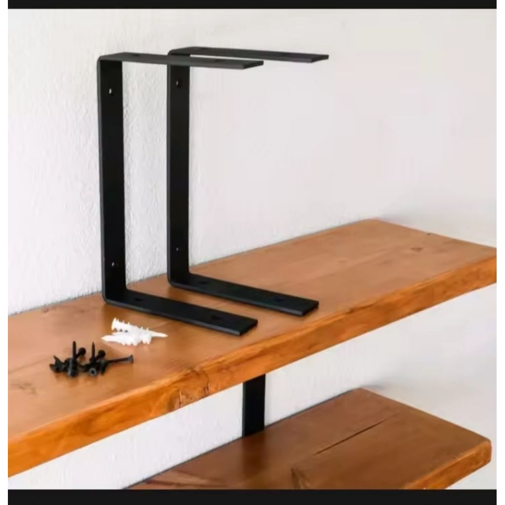 Jual raksiku siku besi bracket dinding tempel tembok minimalis rak ...