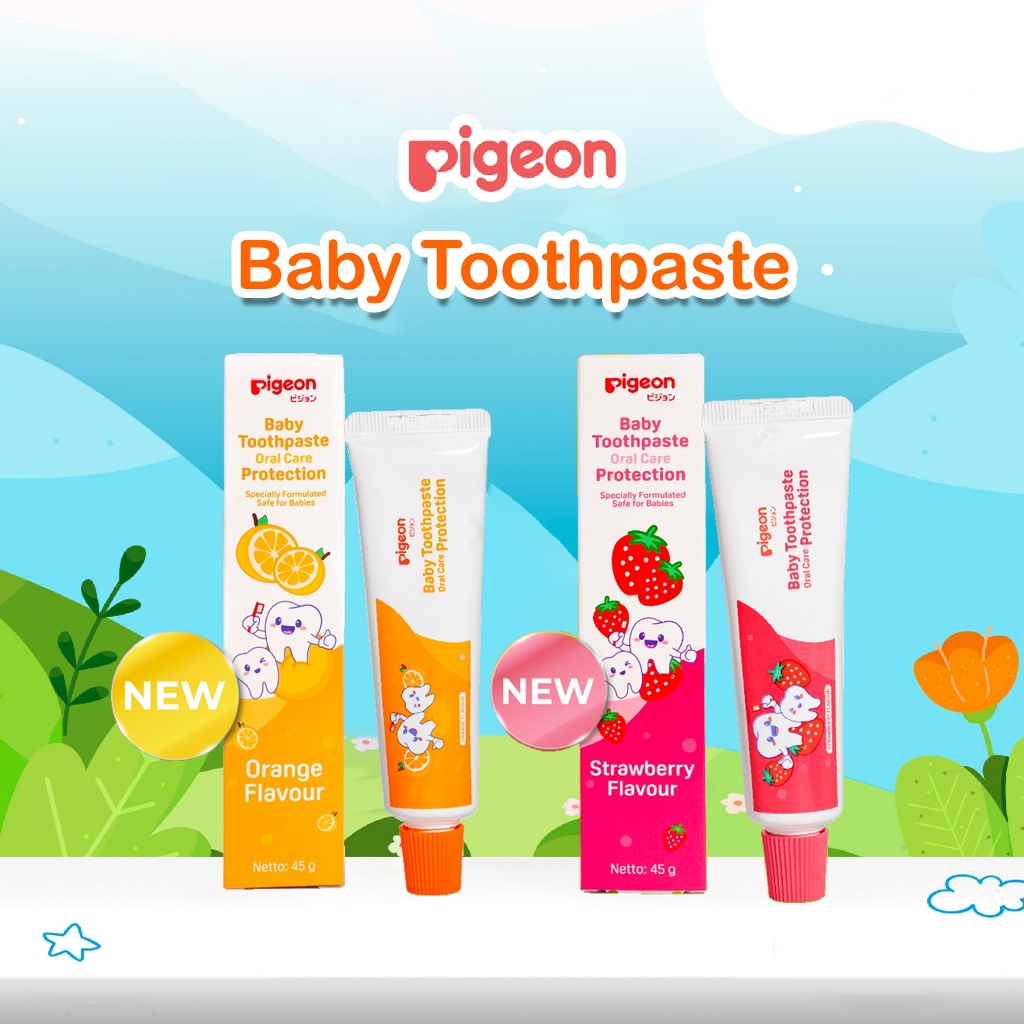 Jual Pigeon Toothpaste Children Rasa Strawberry Dan Rasa Jeruk 45 gr ...