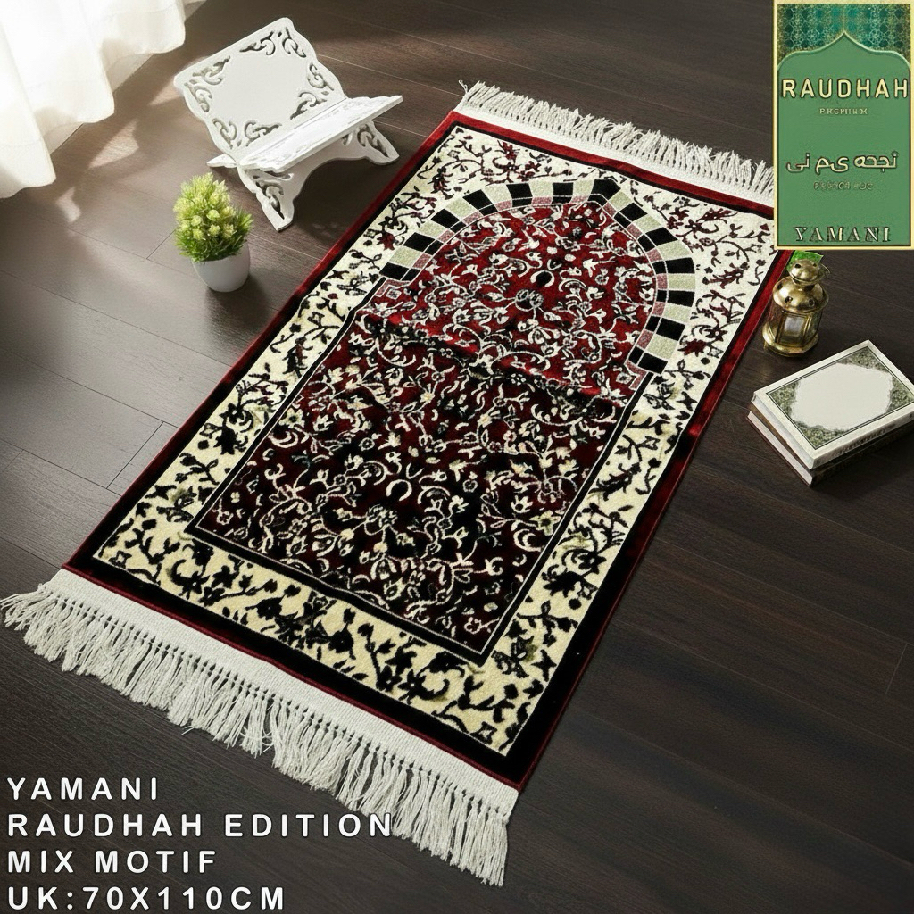 Jual YAMANI - Sajadah Raudhah Edition Mix Motif Premium Quality Ukuran ...