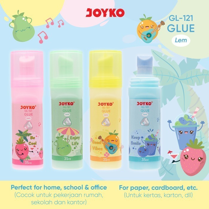 Jual JOYKO GL-121 GLUE PAPER/ LEM KERTAS 35ml | Shopee Indonesia