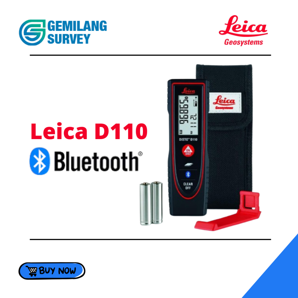 Jual Distometer Leica D110 | Meteran Laser Leica D110 Jarak Ukur 60 ...