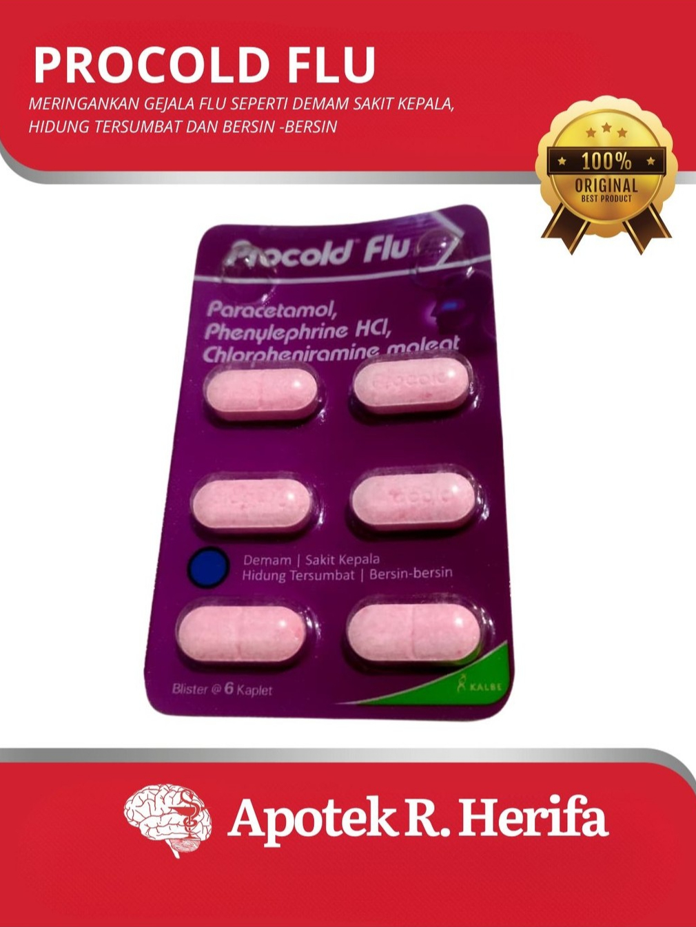 Jual Procold Flu Strip Isi 6 Kaplet | Shopee Indonesia