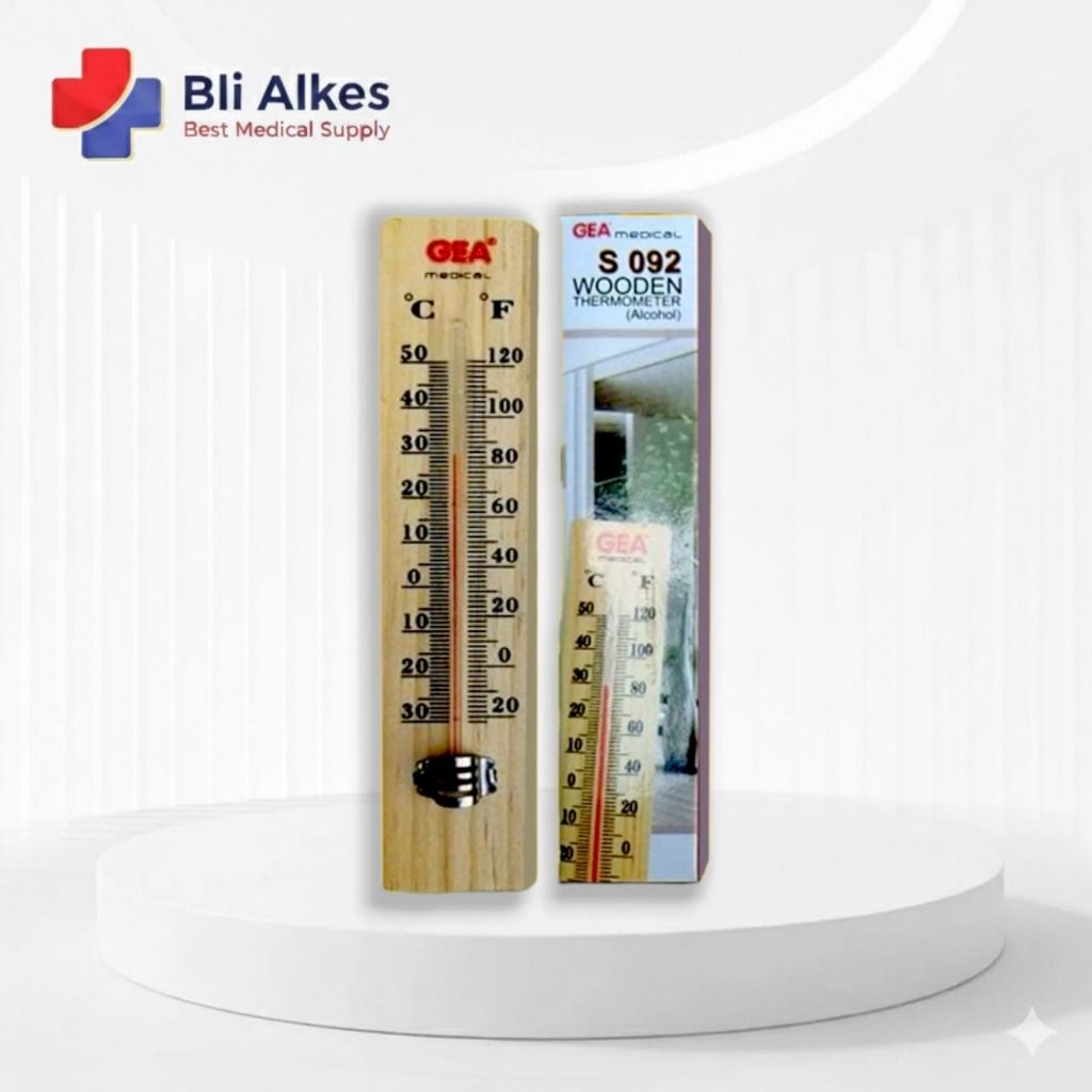 Jual Termometer Dinding Kayu GEA Termometer Ruangan | Shopee Indonesia