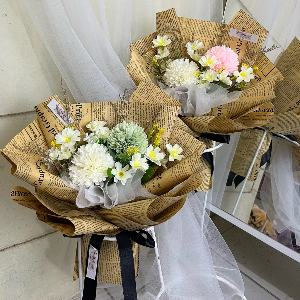 Jual Buket Bunga Vintage Rustic kode “Vintage” | Shopee Indonesia