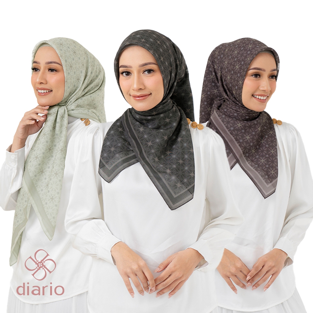 Diario Ultrafine Livia Scarf Kerudung Segi Empat