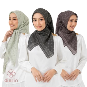 Diario Ultrafine Livia Scarf Kerudung Segi Empat