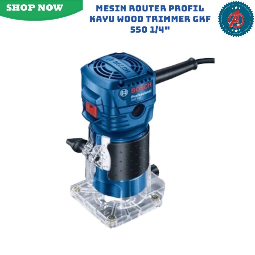 Jual Mesin Router Profil Kayu Wood Trimmer GKF 550 (1/4