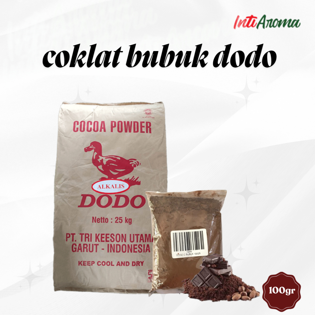 Jual Coklat bubuk dodo/coklat cocoa powder kemasan repack 100grg ...