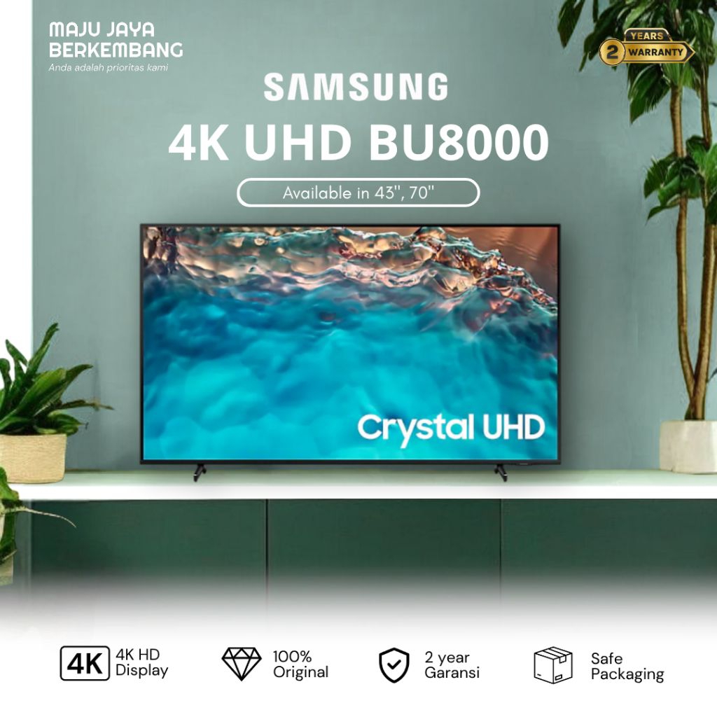 Jual SAMSUNG 43BU8000 / 70BU8000 / UA70BU8000 4K SMART TV 43, 70 inch ...