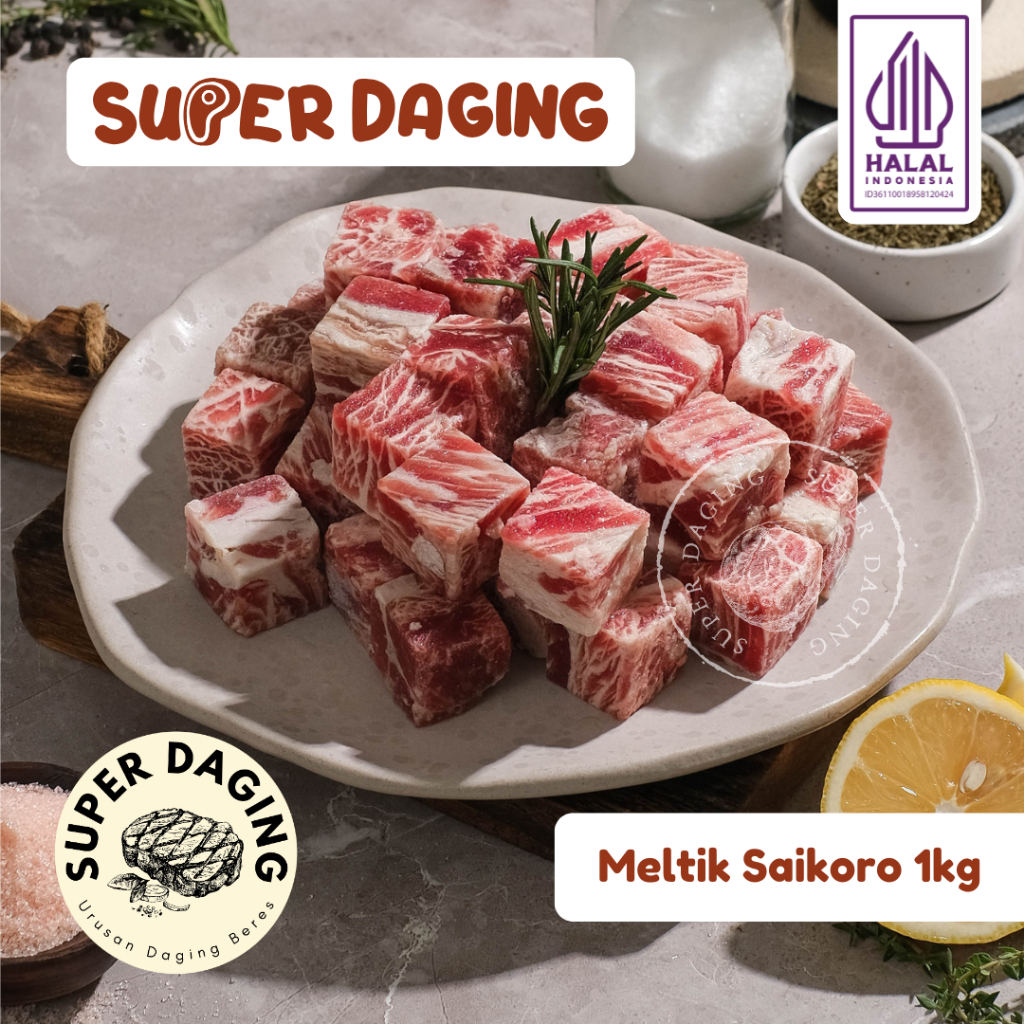 Jual SUPER DAGING Premium Saikoro Meltik Cubes 1 kg | Shopee Indonesia