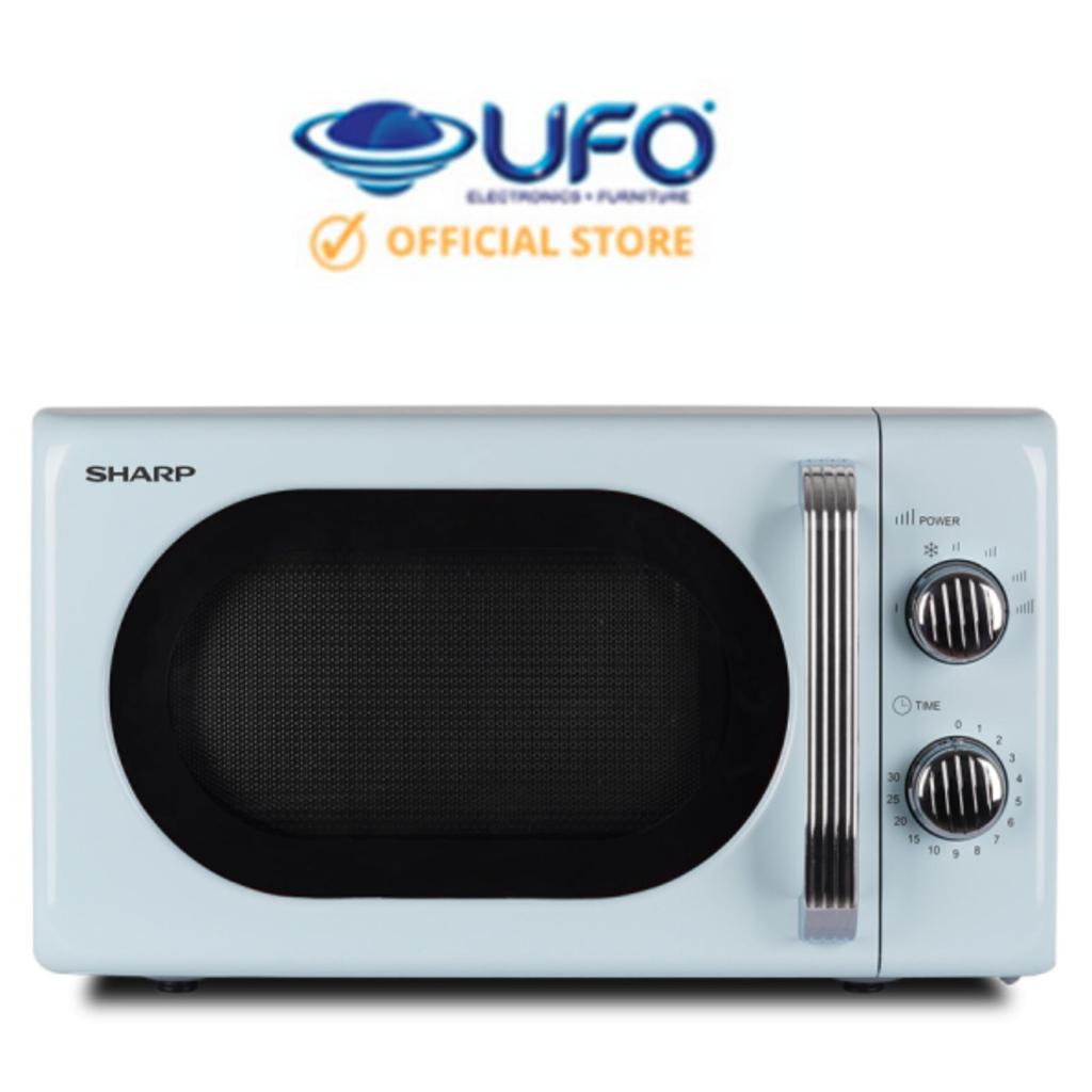 Jual SHARP Microwave Oven 20 Liter Solo Retro R-201MRS-RD/PK/BW/SB ...