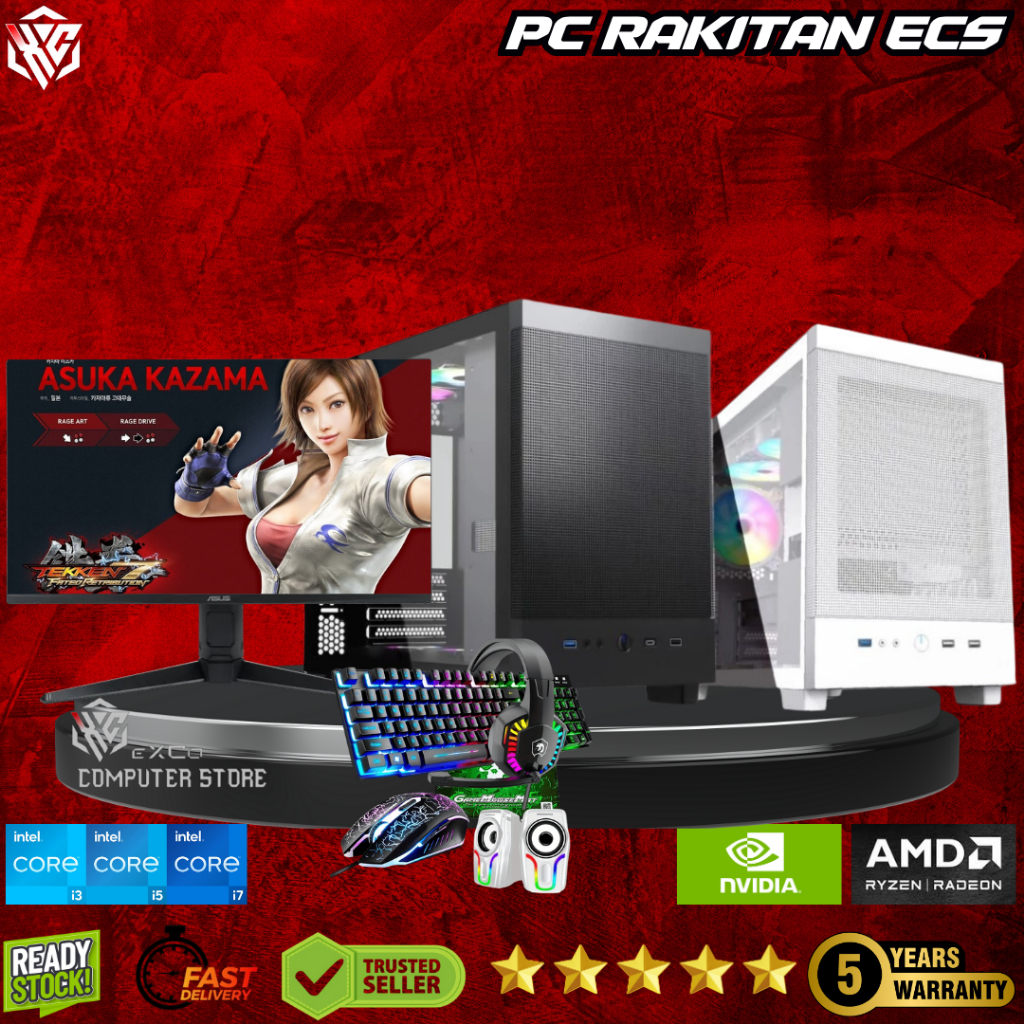 Jual ECS Value - PC Gaming Fullset Ryzen 5 5600G | RAM 32GB | SSD 255GB ...
