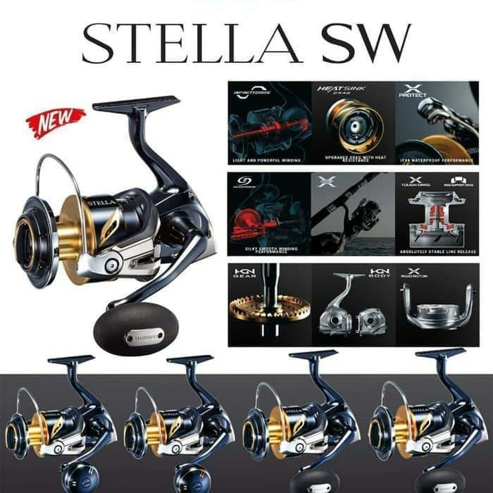 daftar harga reel shimano stella sw STLSW8000HGD D Spinning Featuring a HAGANE Body REEL STELLA SW 2025 #SHIMANO