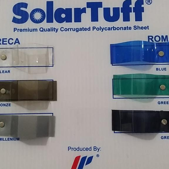 Jual Solartuff Atap Polycarbonate Gelombang Greca Dan Roma 2,4Meter ...