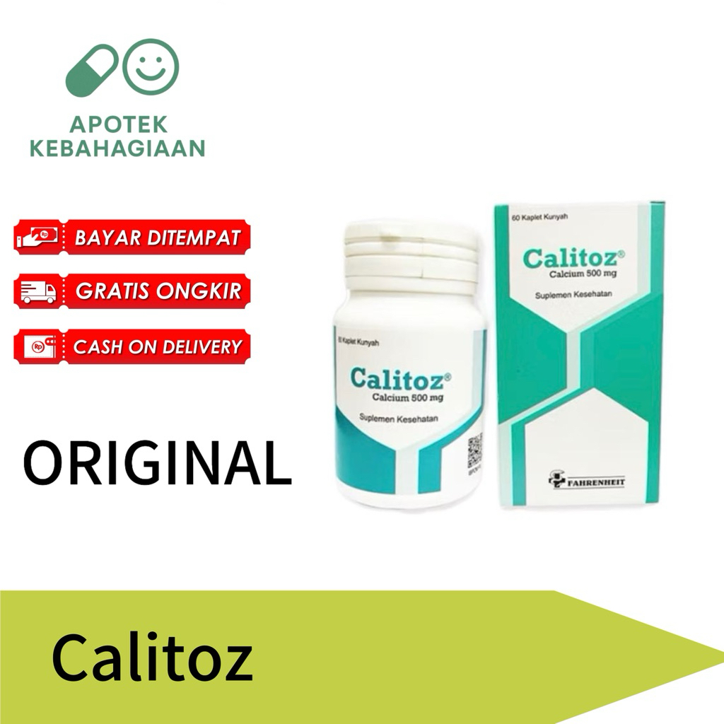 Jual Calitoz Botol Isi 60 Tablet Vitamin Suplemen | Shopee Indonesia
