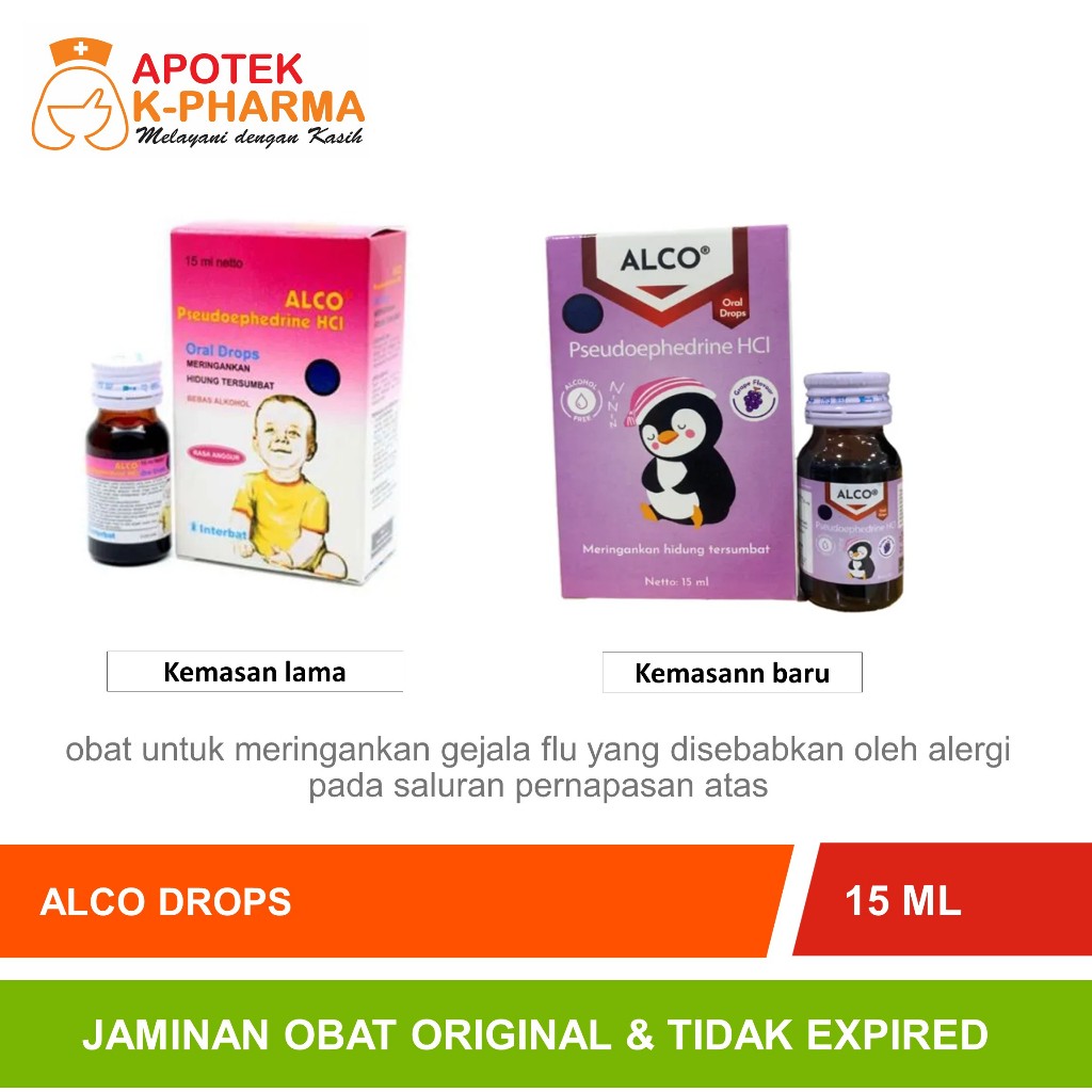 Jual Alco Drops Isi 15ml Obat Original Interbat | Shopee Indonesia