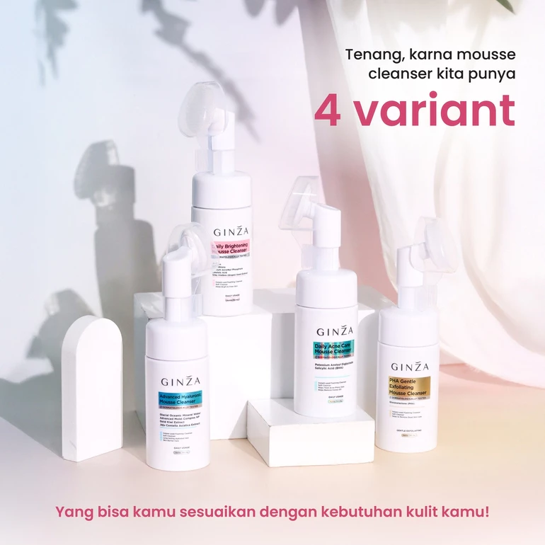 FYC - Ginza Mousse Cleanser 110ml | Sabun Cuci Muka Lembut & Pencerah Wajah | Pembersih Minyak Berlebih - Astarani Glow ビューティーケア
