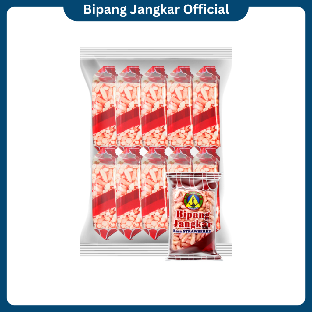 Jual BIPANG/JIPANG/ PUFF RICE JANGKAR PASURUAN ANEKA RASA BUAH ISI 10 ...