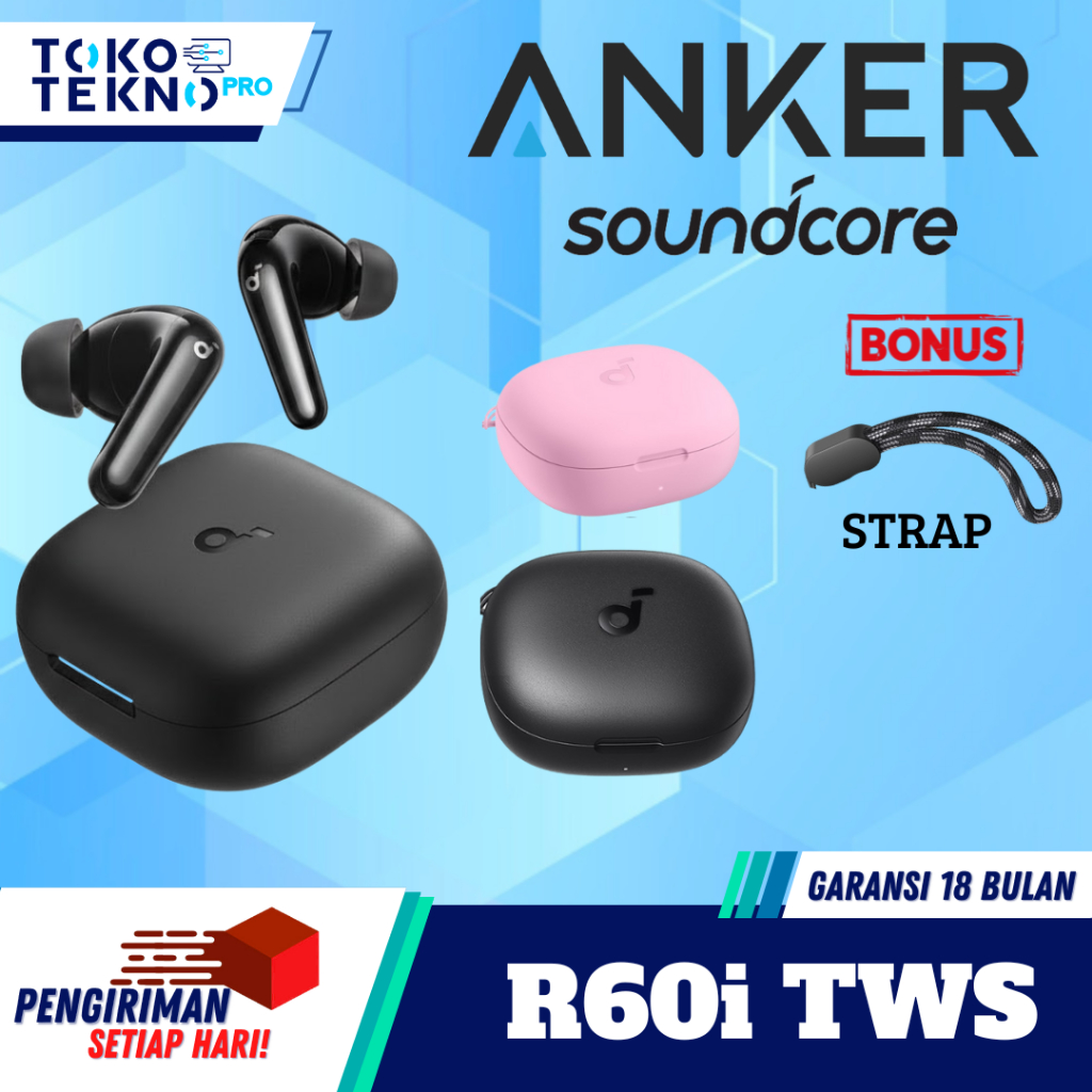 Jual Anker Soundcore R60i/ R-60i NC R60iNC ANC TWS Noice Cancelling ...