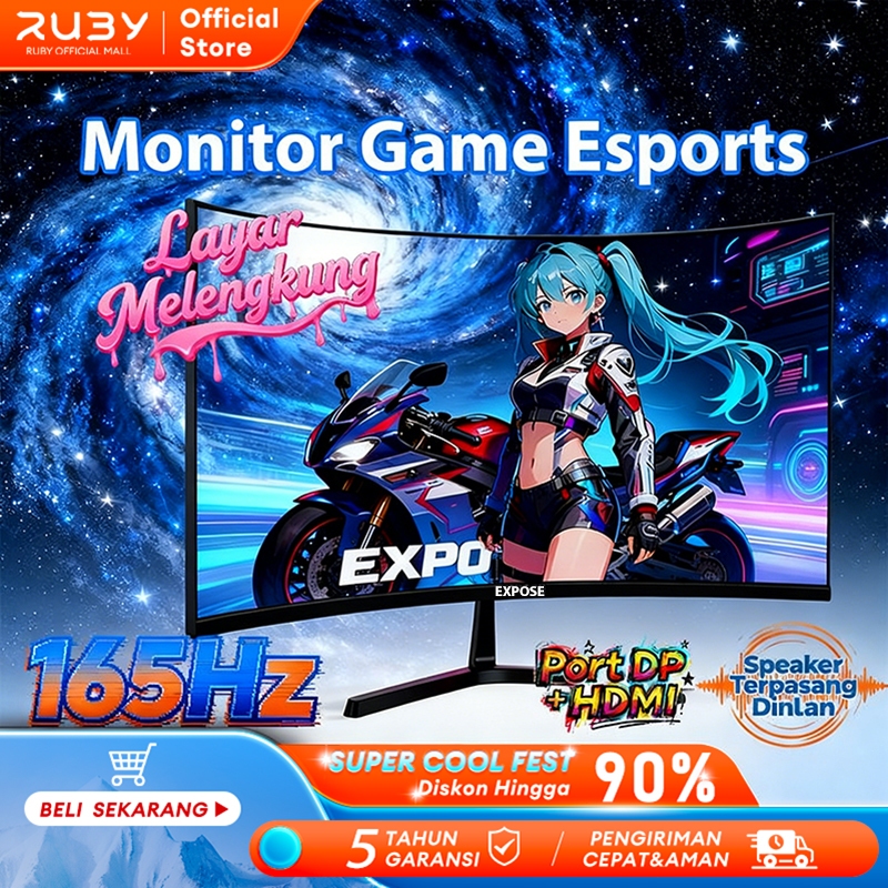 Jual Monitor 24 inch Gaming Monitor IPS 178 1080p 165Hz Layar ...