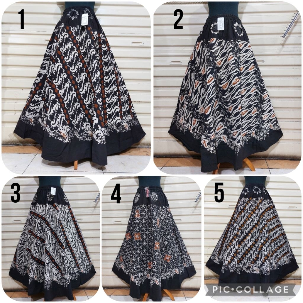 Jual Rok Batik Parang Klasik Cap Model Klok /Rok Batik Etnik / Bawahan ...