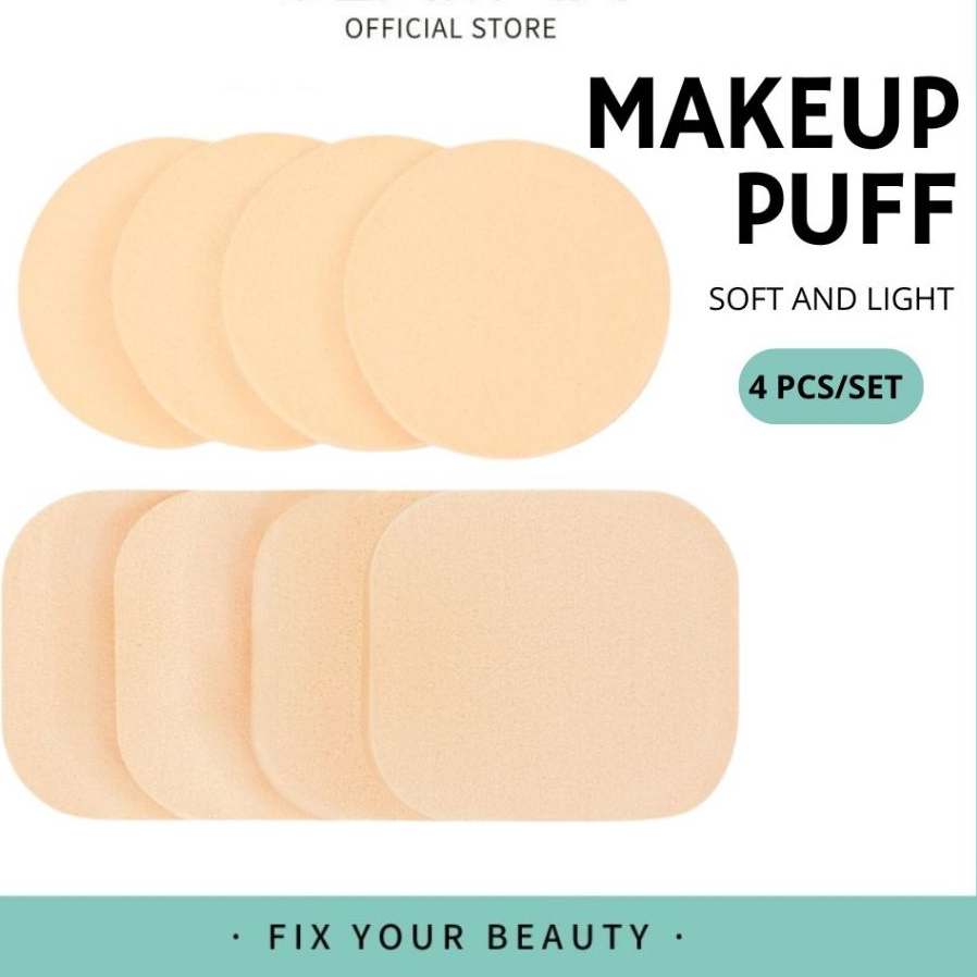 Jual Glamfix Basic Compact Sponge 4pcs | Shopee Indonesia