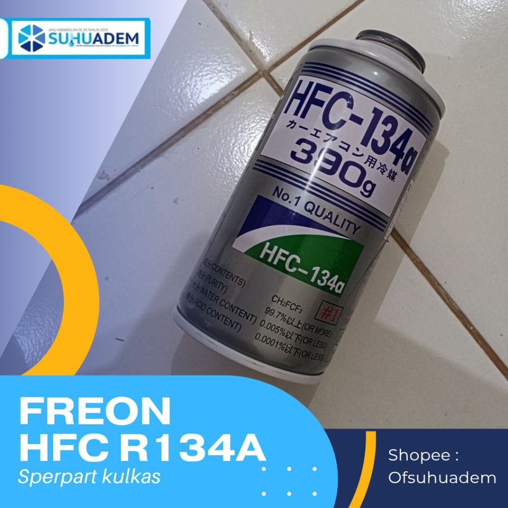Jual FREON AC Kulkas Mobil HFC 134a Kaleng 390g | Shopee Indonesia