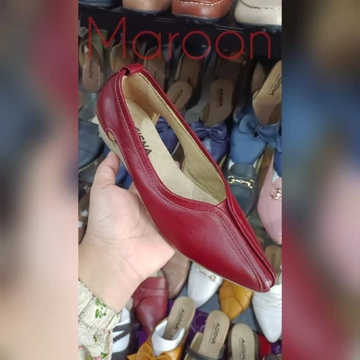 Sepatu Flat Wanita Kulit Sapi Asli Sukaregang Garut Sepatu Kasual Warna Cantik Berkualitas