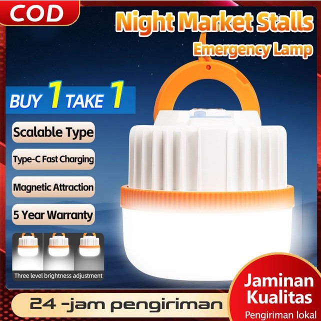 Jual Beli 1 gratis 1 Lampu Emergency LED Serbaguna Super terang USB-C ...