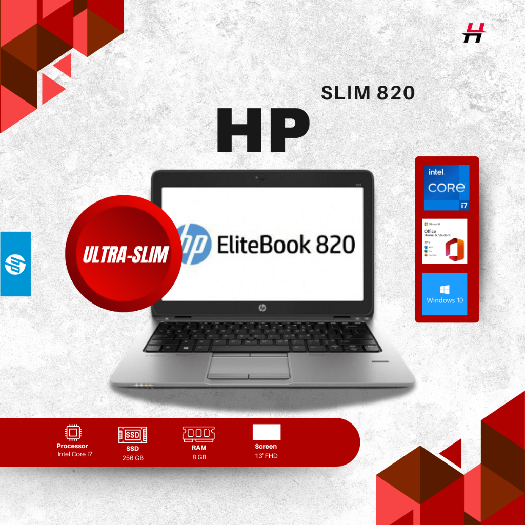 Jual HP 820 | INTEL CORE i7 | RAM 8GB | SSD 256GB | DISPLAY 13 INCHI ...